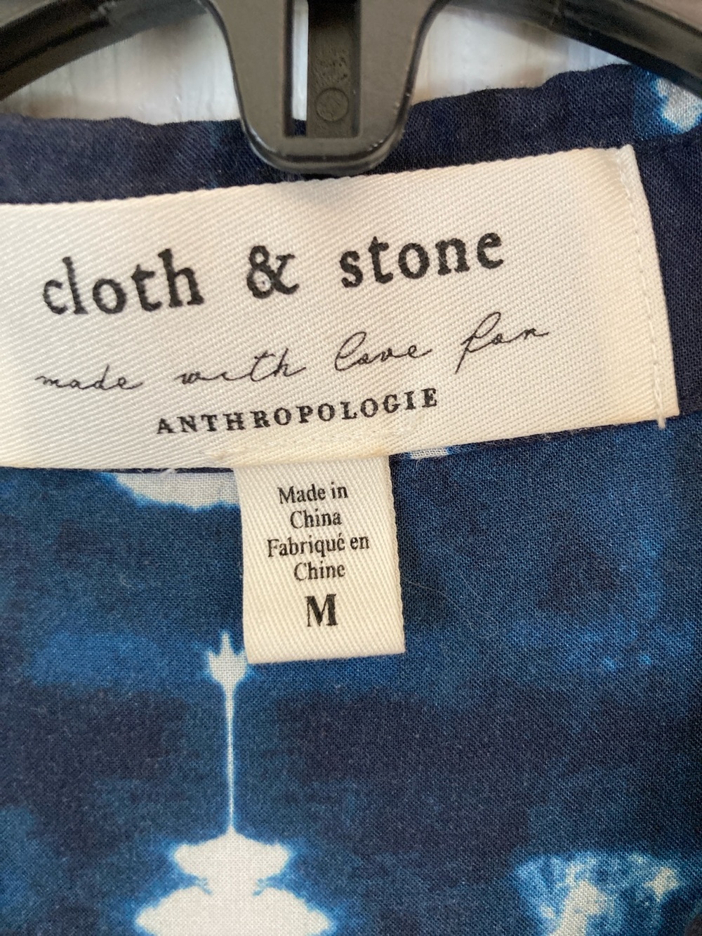 cloth & stone Indigo Tie-Dye Button Down Shirt - Picture 2 of 8